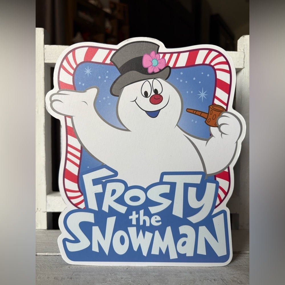 Frosty the Snowman Holiday Sign